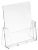 Din A4 Tischprospekthalter im Hochformat transparent / Produktbild-Vorschau 1