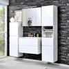 Spiegelschrank COMO-03, weiß, B x H x T ca.: 80 x 64 x 20cm Produktbild-Vorschau 6