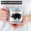 Trendation - Zum Abschied Wirst Du Uns Saumäßig Fehlen Produktbild-Vorschau 2