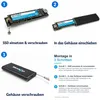 BRAINZAP M.2 M2 NGFF SATA III 6 GBit/s Custodia per SSD Anteprima dell’immagine prodotto 11