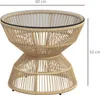 Table d'appoint en rotin Ø 60 cm – Table basse et table de Voir les images du produit 3