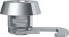 Basi  9000-1358 Serratura a leva argento Anteprima dell’immagine prodotto 1
