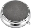 Taschen ASCHENBECHER "Leder" Ø5cm mit Deckel aus Metall Produktbild-Vorschau 1