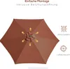 Outsunny Sonnenschirm Knickschirm Gartenschirm Marktschirm Produktbild-Vorschau 6