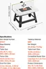 SucceBuy frézovací stůl pro frézky s deskou z MDF Náhled obrázku produktu 7
