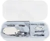 A sewing machine accessory kit in an open plastic case. Produktbild-Vorschau