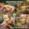 Lunchbox Camping Brotdose Brotzeit-Dose Edelstahl Box Produktbild-Vorschau 5