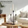 Soporte para velas decorativo, candelabro de tres velas, Vista previa de la imagen del producto 2