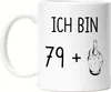 80. Geburtstag Tasse Mittelfinger Humorvolle Geschenkidee Produktbild-Vorschau 1