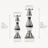 2er Set Kerzenleuchte 32 & 39 cm Silber Keramik Hochglanz Produktbild-Vorschau 11
