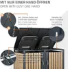 ML-Design Mülltonnenbox 4er für 4 Tonnen 240L 264x80x116,3 Produktbild-Vorschau 4