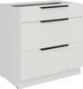 Unterschrank LUNARA – Breite 80 cm, weiß Produktbild-Vorschau 1