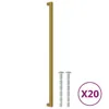 vidaXL Uchwyty meblowe 20 szt. Złoty 480 mm stal nierdzewna Podgląd zdjęcia produktu 1