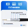 hb-digital SAT Anschluss Kabel 2m 135dB 5-Fach geschirmt Produktbild-Vorschau 2