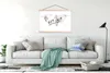 MuchoWow® Textilposter Weltkarte - Marmor - Zitat 120x80 cm Produktbild-Vorschau 3
