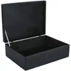 Creative Deco XL Zwarte Houten Doos met Deksel Opbergdoos, Productafbeelding-voorbeeld 1