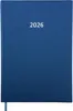 2027 ADINA Buchkalender A4 blau-metallic 1 Tag auf 1 Seite Produktbild-Vorschau 1