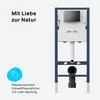AM.PM Wand-WC spülrandlos Set Schwarz mit Vorwandelement Produktbild-Vorschau 3