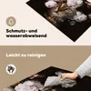 KitchenYeah© Herdabdeckplatte Katze - Blumen - Kunst , Produktbild-Vorschau 2