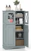 COSTWAY Armoire de salle de bain, armoire à linge avec Voir les images du produit 1