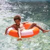 Swim Essentials Schwimmring 90 cm Rot -Weiß Produktbild-Vorschau 3