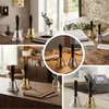 Relaxdays Tischglocke Silber 4er Set 12,5 cm, Metall Produktbild-Vorschau 3