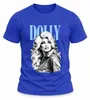 Maglietta da uomo, blu, taglia L, con la scritta "Dolly Anteprima dell’immagine prodotto 2