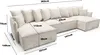 U-Form Ecksofa ANTONIO ABRIAMO-POSSO 362x148x70 cm mit Produktbild-Vorschau 4
