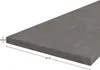Kondela Arbeitsplatte PD 2,8 cm - metallic braun grau Produktbild-Vorschau 3
