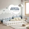 Homestyle4u detská posteľ biela s ochranou proti vypadnutiu Náhľad obrázku produktu 17