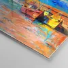 Bilder auf glas - Leuchtturm Meer - 40x40cm - Glasbilder - Produktbild-Vorschau 5
