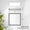 LED stropní svítidlo LED panelové stropní svítidlo ploché Náhled obrázku produktu 9