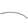 A curved gray flexible conduit hose with connectors on both ends, isolated on a white background. Produktbild-Vorschau