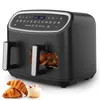 Dvojkomorová teplovzdušná fritéza 10L Airfryer s okienkom, Náhľad obrázku produktu 1