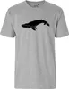 Huuraa Herren T-Shirt Wal Silhouette XL Sport Grey Bio Produktbild-Vorschau 2