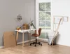 Bürostuhl Bali Kunstleder braun 54x87x54 cm Produktbild-Vorschau 5