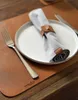 Tischsets aus Kunstleder Rechteckig 18 Teile Produktbild-Vorschau 2
