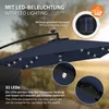 ML-Design Slnečník Ø330cm s LED solárnym napájaním, Náhľad obrázku produktu 8