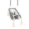 3-in-1 Babyschaukel aus Holz, dunkelgrau – mit Produktbild-Vorschau 1