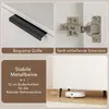 GOPLUS Sideboard Küche, Küchenschrank mit 3 Türen & 3 Produktbild-Vorschau 4