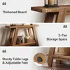 Console, table d'appoint en bois massif de 110 cm de style Voir les images du produit 4
