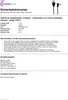 A product information sheet with safety instructions and manufacturer details for a USB power adapter cable. Produktbild-Vorschau