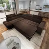 Masseno Ecksofa MORIVA L-S mit Schlaffunktion L-Form, Sofa Produktbild-Vorschau 4