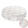 Tischdecke Wachstuch Blumen Beige Robust Wasserabweisend Produktbild-Vorschau 2