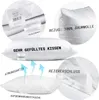 A collage of images showing different aspects of a pillow, including labels, material, and features. Produktbild-Vorschau
