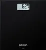 A black digital bathroom scale with a display showing a weight measurement. Podgląd zdjęcia produktu