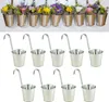 9 x Hängetopf Blumentopf Hängetöpfe Garten Balkon Blumen Produktbild-Vorschau 5