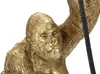Mauro Ferretti Gorilla stolní lampa E14 22,5x16x40 cm zlatá Náhled obrázku produktu 4
