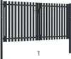 vidaXL Dvoudveřová ocelová zahradní brána 300 x 175 cm Náhled obrázku produktu 1