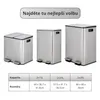 Vidacharmy - Kuchyňský koš na třídění odpadu 2x20 l - Náhled obrázku produktu 3